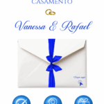 Convite Digital de Casamento Azul | Animado e Interativo