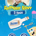 Convite Bob Esponja | Animado e Interativo
